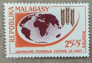 Malagasy 1963 FFH Fredom from Hunger, MNH.  Scott B21, CV $0.60