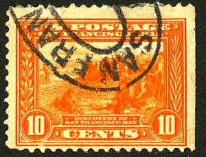 U.S. #400 USED straight edge