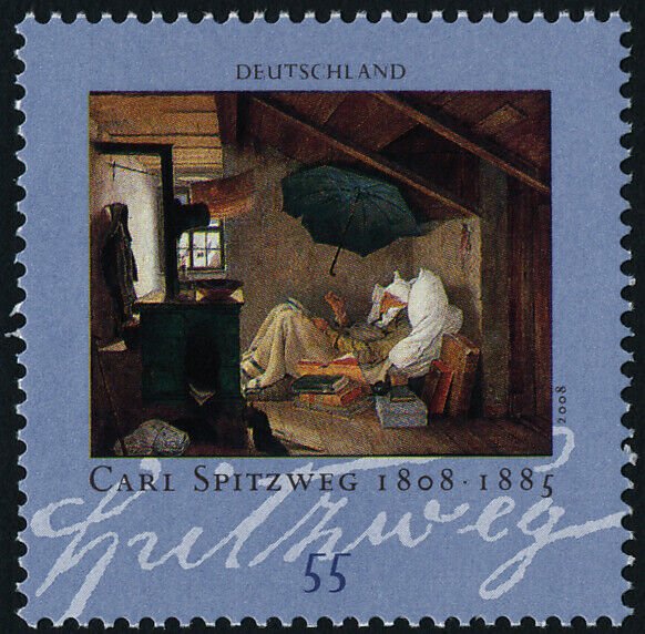 Germany 2473 MNH Art, Painting, Carl Spitzweg