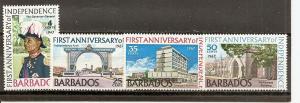 Barbados 298-301 MNH