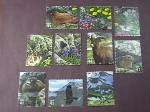 U.S.# 4198a-j-MINT/NEVER HINGED---ALPINE TUNDRA--COMPLETE SET OF SINGLES-2007