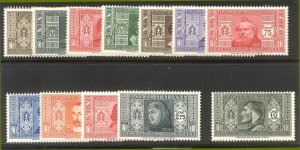 ITALY #268-79 Mint NH - 1932 Dante Alighieri Set