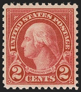 MOMEN: US STAMPS #595 MINT OG NH XF LOT #79335*
