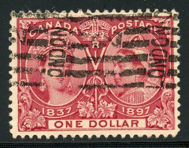 CANADA SCOTT# 61 $1 QUEEN VICTORIA JUBILEE USED AS SHOWN UYR