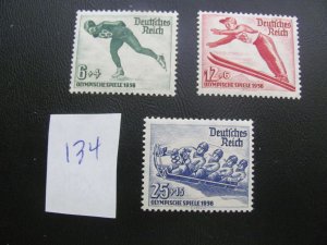 Germany 1935 MNH SC B79-81 SET VF/XF 65 EUROS (134)