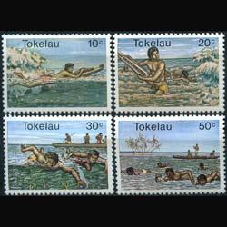 TOKELAU 1980 - Scott# 73-6 Sports Set of 4 NH