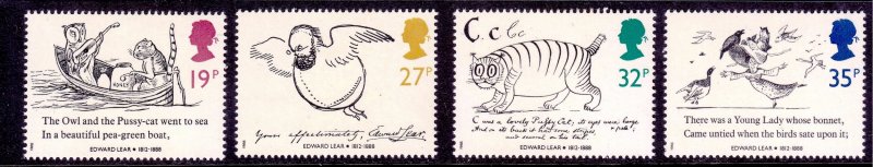 Great Britain,#1226/9,1988,MNH,QEII,CV$3.50