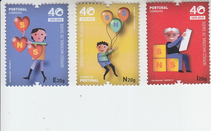 2019 Portugal National Health Service (3) (Scott 4149-51) MNH