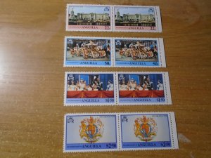 Anguilla  #  315-18   MNH