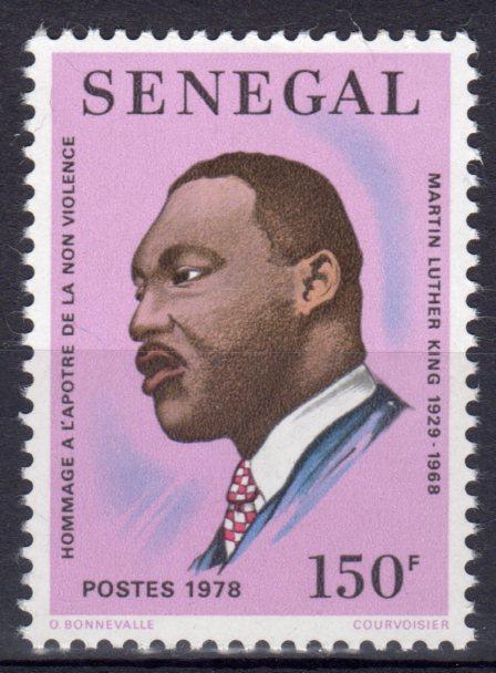 Senegal 1978 Sc#488  Martin Luther King Nobel Prize Winner (1) MNH