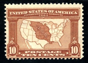 USAstamps Unused FVF US 1904 Louisiana Purchase Scott 327 OG MHR