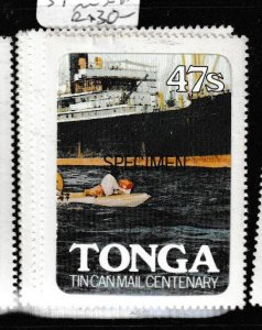 Tonga SC 517-20 Specimen MNH (5gch)