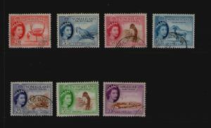 Somaliland 1935 SG 140,141,143,144,146-148 FU