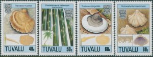 Tuvalu 1989 SG554-557 Fungi set MNH