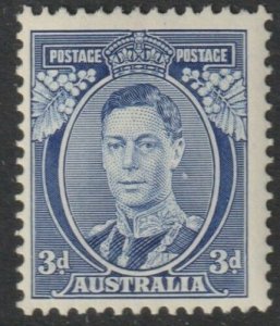 Sc# 170 Australia 1937 - 1946 KGVI 3p issue MNH CV $65.00 