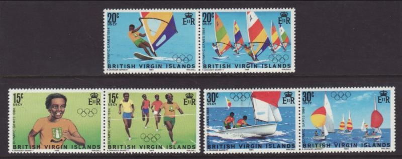 British Virgin Islands 471-476a Olympics MNH VF