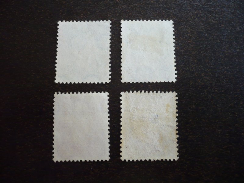 Stamps - Netherlands - Scott#286,287,289,291, - Used Part Set of 4 Stamps