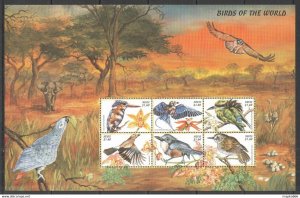 Nevis Fauna Birds Of The World Sh ** Nw0611