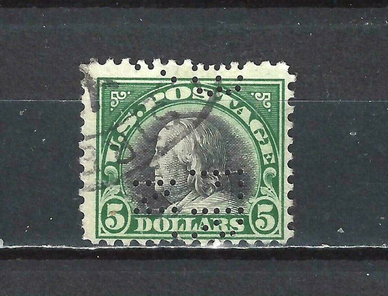 #524 US $2.00 DEEP GREEN$ BLACK FRANKLIN-USED-N/G-FINE-VF