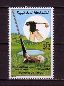 Morocco, Scott cat. 310. Golf, Sports issue.