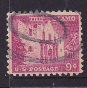 USA - 1954 -  The Alamo - 9c  - used