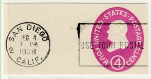 United States United States Postal Stationery Cut Out A14P10F73-