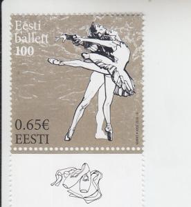 2018 Estonia Ballet (Scott 865) MNH