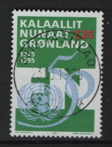 Greenland #288  cancelled 1995  United Nations