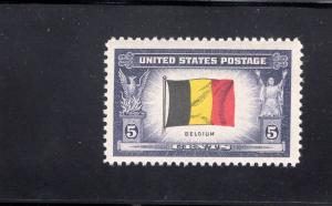 914 Overrun Countries/Belgium, MNH