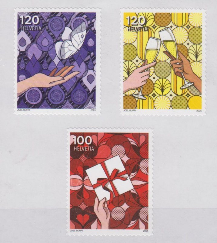 Switzerland / Zwitserland - Postfris/MNH - Complete set Special Events 2025