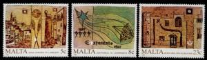 Malta 700-2 MNH European Environment Year, Esperanto, Shelter for Homeless