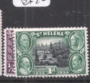 St Helena SG 114-5 MNH (6dlz)