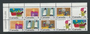 Canada  plate block  mnh  sc#  523a