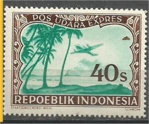INDONESIA, 1948, MNH 40s AIR POST Scott C4