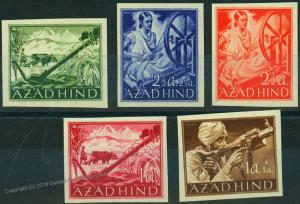 Germany India WWII Asad Hind Semi-Postal MNH Postage Stamp Lot  Group 51241