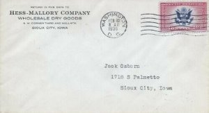 CE2 16c SPECIAL DELIVERY AIRMAIL 1936 - Hess-Mallory Co.