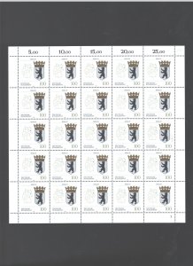 GERMANY 1992-94 #1701  FULL SHEET PAY $7.50 or SINGLE STAMP PAY $0.45 MNH