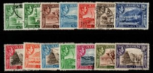 ADEN SG16/27(incl.16a) 1939 DEFINITIVE SET FINE USED