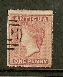 Antigua, Scott #2, 1p Queen Victoria, Fine Centering, Used