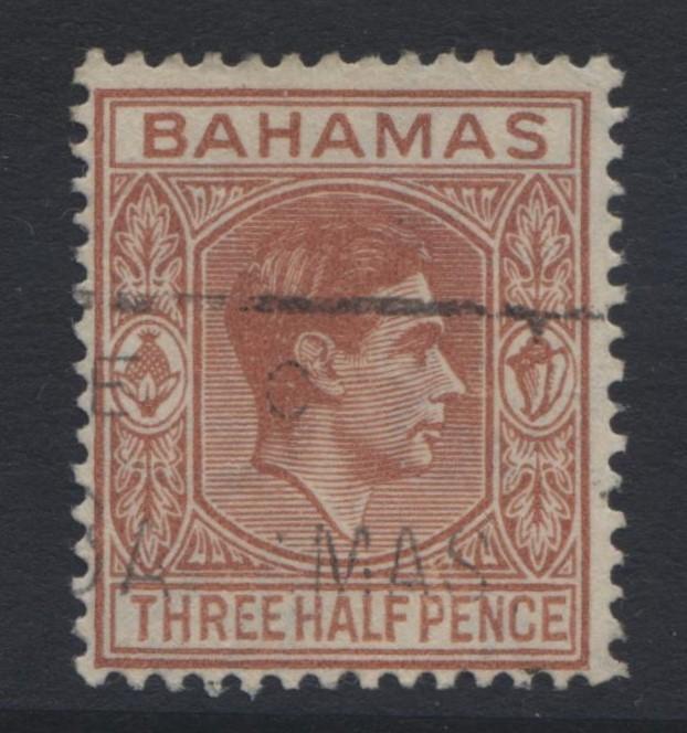 Bahamas - Scott 102 - KGVI -1938-46 - VFU -1.1/2p- Red Brown