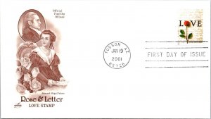 FDC 2001 SC #3496 Brown Artcraft Cachet - Tucson AZ - Single - J2778