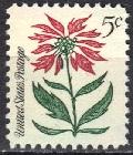 #1256, Single. \Christmas Poinsettia\ MNH. .5 cent