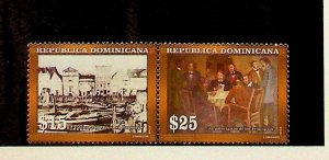 DOMINICAN REP. Sc 1527 NH PAIR OF 2012 - LOCAL HISTORY