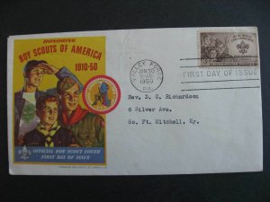 USA Boy Scouts FDC first day cover Sc 995 includes insert, see pictures!