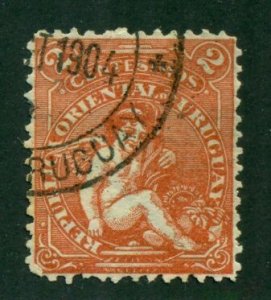 Uruguay 1904 #162 U  SCV (2024) = $0.30