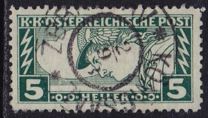 Austria - 1917 - Scott #QE4 - used - KÖNIGSAAL ZBRASLAV pmk Czech Republic