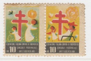 Assistance and Humanitarian Stamps Tuberculosis MNH** Pair A20P9F445