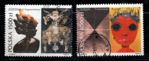 Poland - #3152 - 3153 EUROPA set/2 - Used