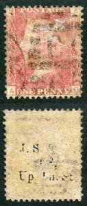 Spec PP179 Penny Plate 174 with J Simmons and Co Underprinted