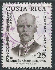 Costa Rica #C332 25c Dr Andres Saenz Llorente